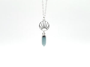 Helios Aquamarine Necklace