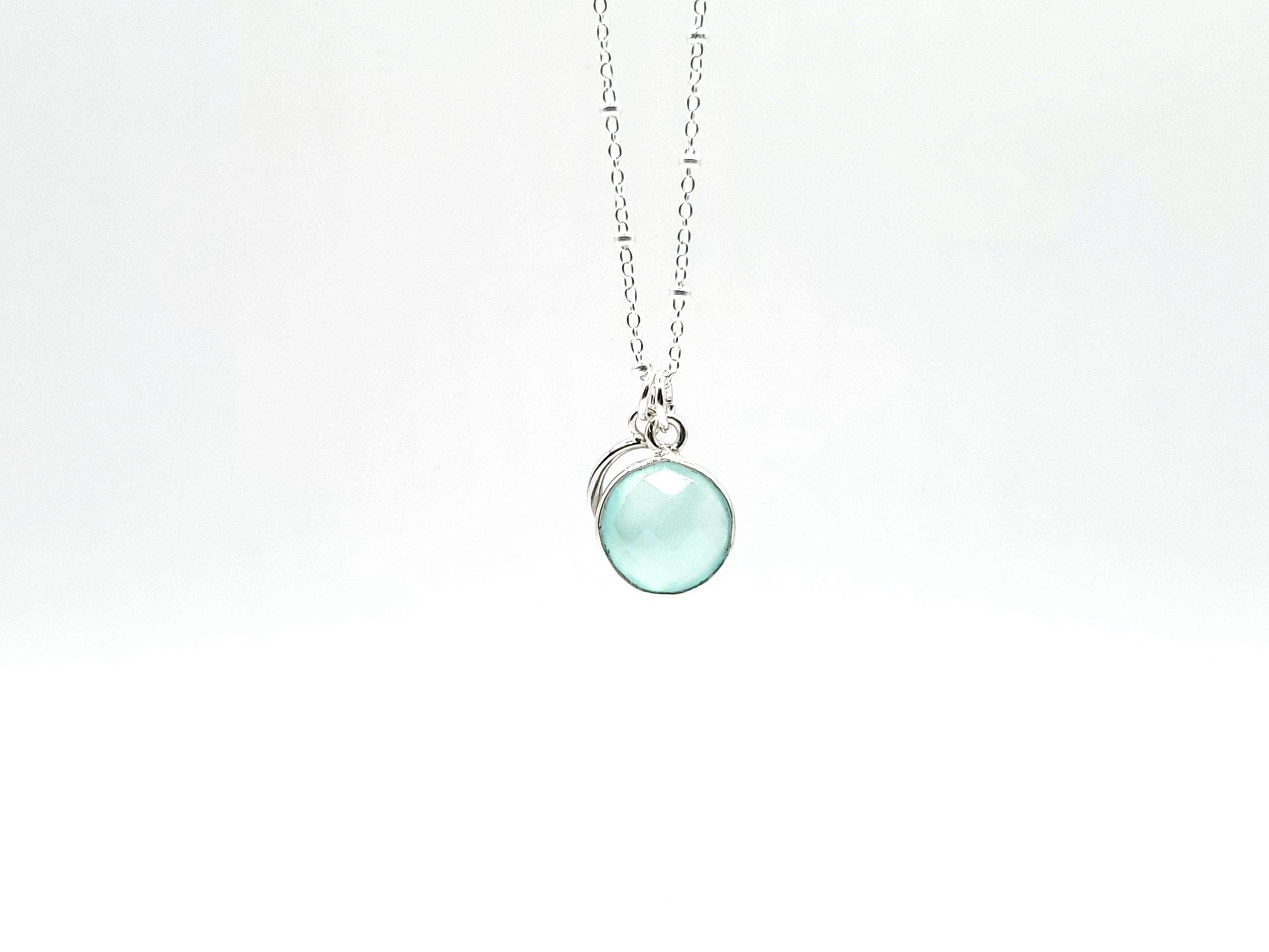 Everyday Blue Chalcedony Necklace