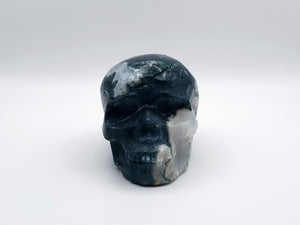 Moss Agate Skulls