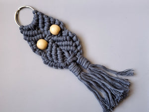 Owl Macrame Keychains