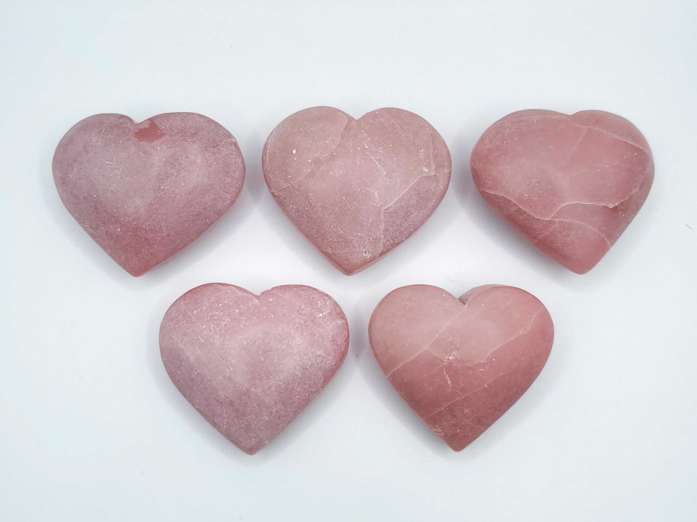 Pink Opal Hearts