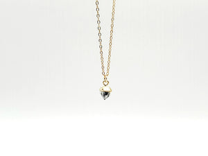 Mini Herkimer Necklace • Gold