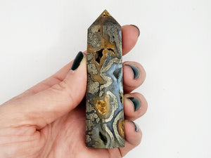 Marcasite Plume Agate Towers