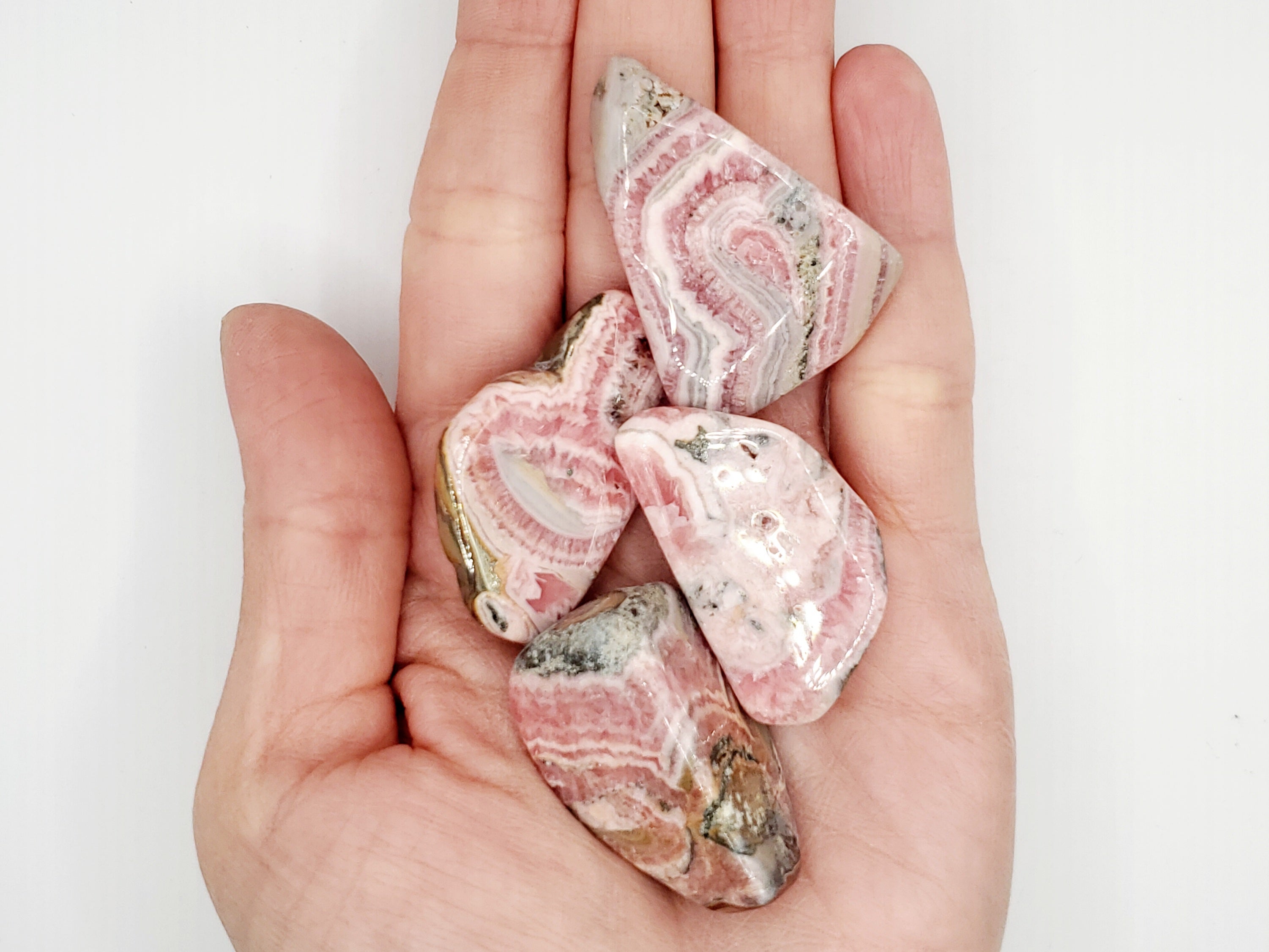Rhodochrosite Tumbles