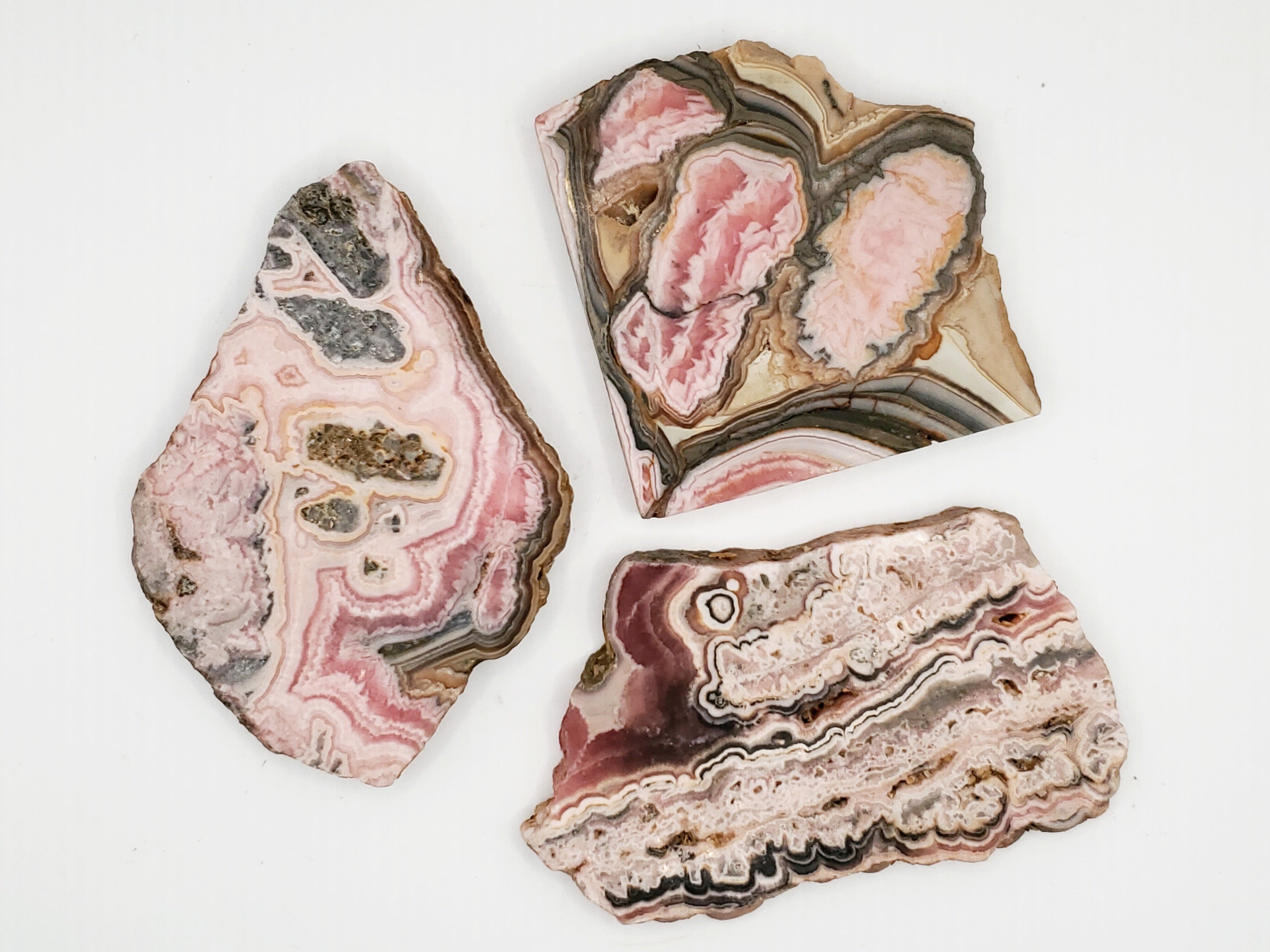 Rhodochrosite Slabs