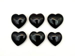 Rainbow Obsidian Hearts