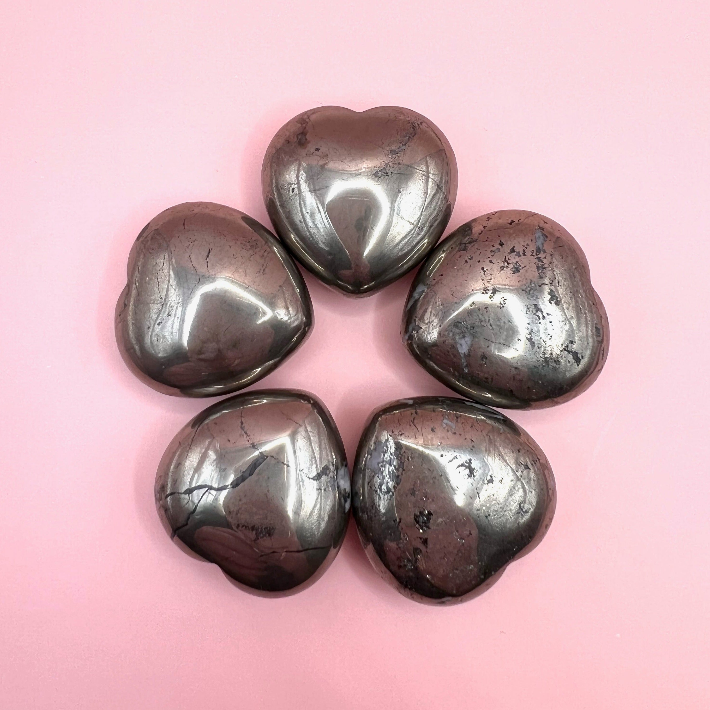 Pyrite hearts